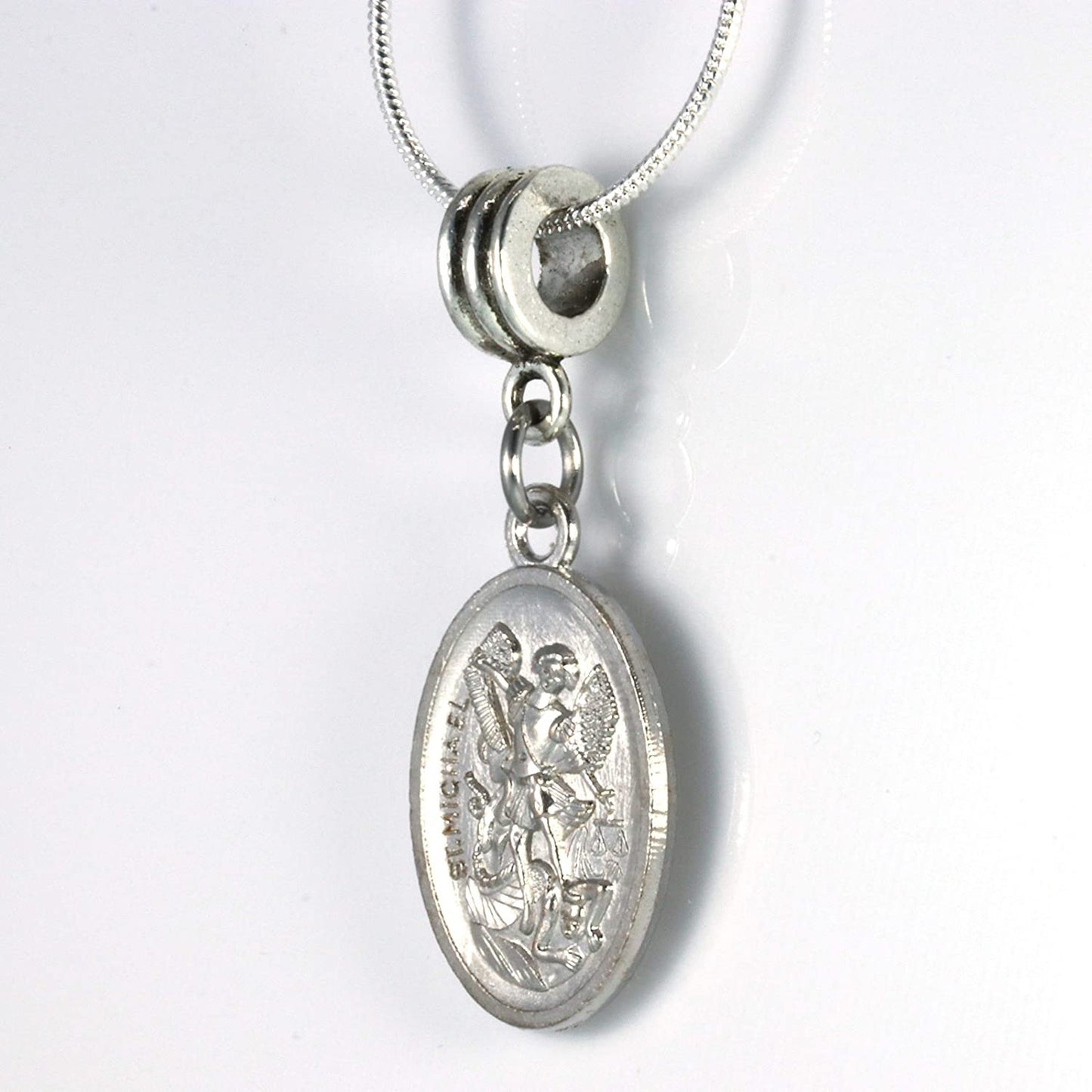 St Michael Necklace - A Saint Michael Pendant Protection