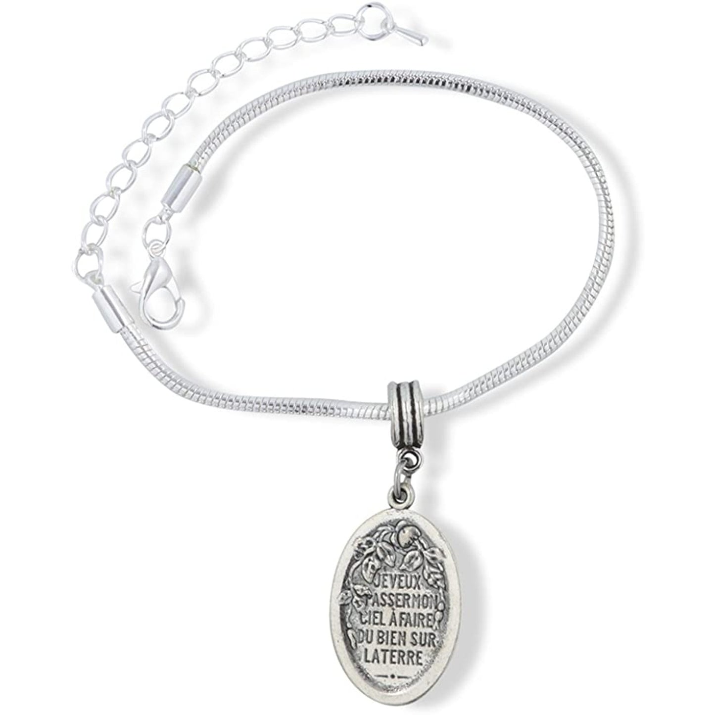 Saint Teresa St Snake Chain Charm Bracelet