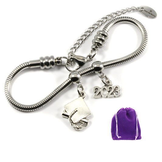 Graduation Bracelet 2023 and Cap