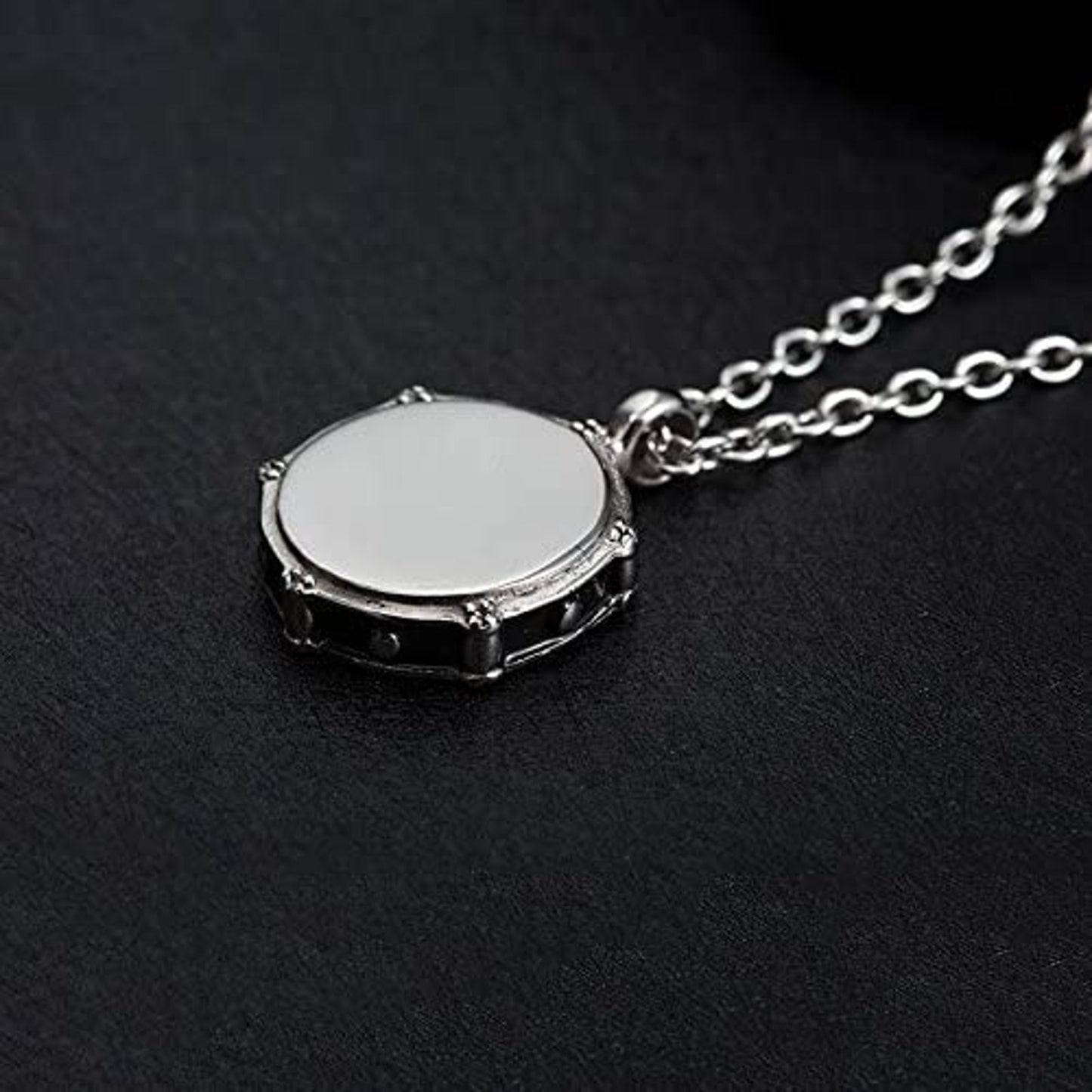 Drummer Necklace - Drum Gift for the Band Drummer Snare Drum