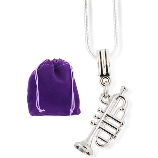 Trumpet Necklace - Trumpet Pendant Music Musical Instrument