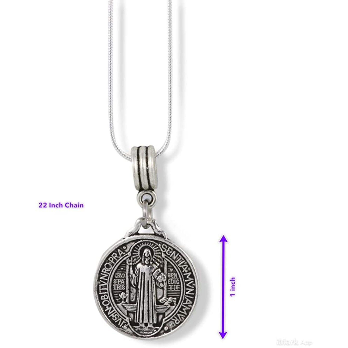 St Benedict Necklace - St Benedict Medals Pendant