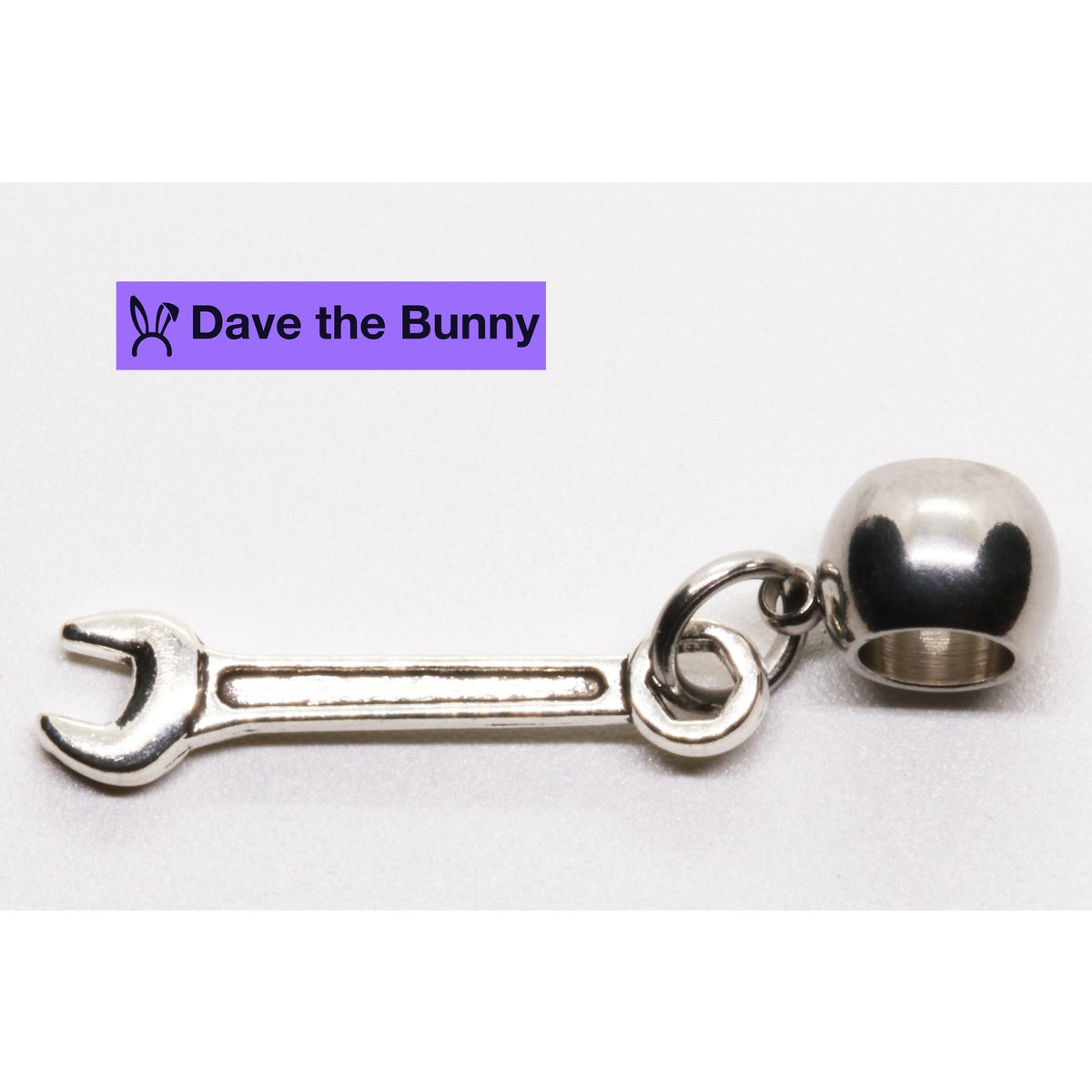 Tool Charm with Stainless Steel Connector