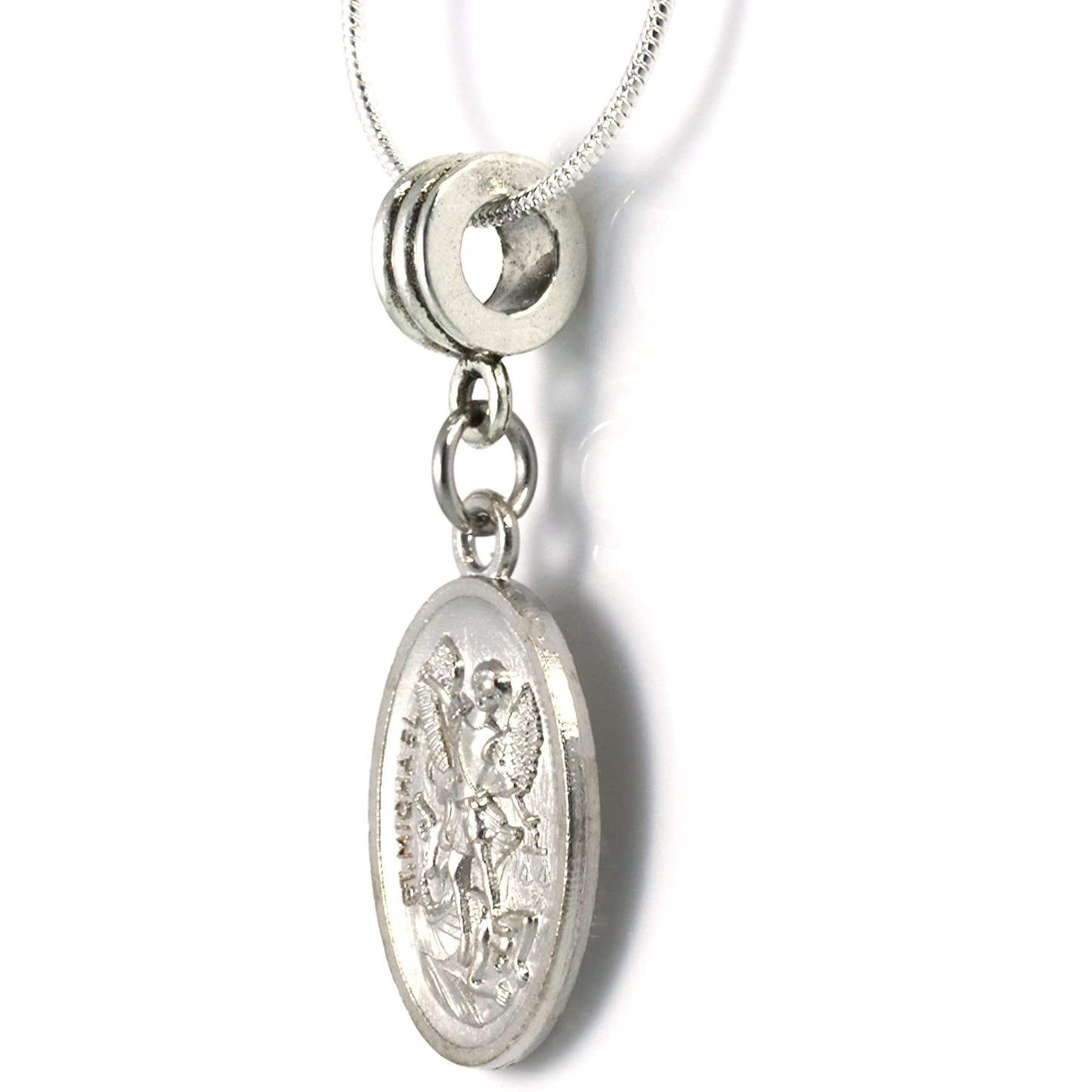 St Michael Necklace - A Saint Michael Pendant Protection