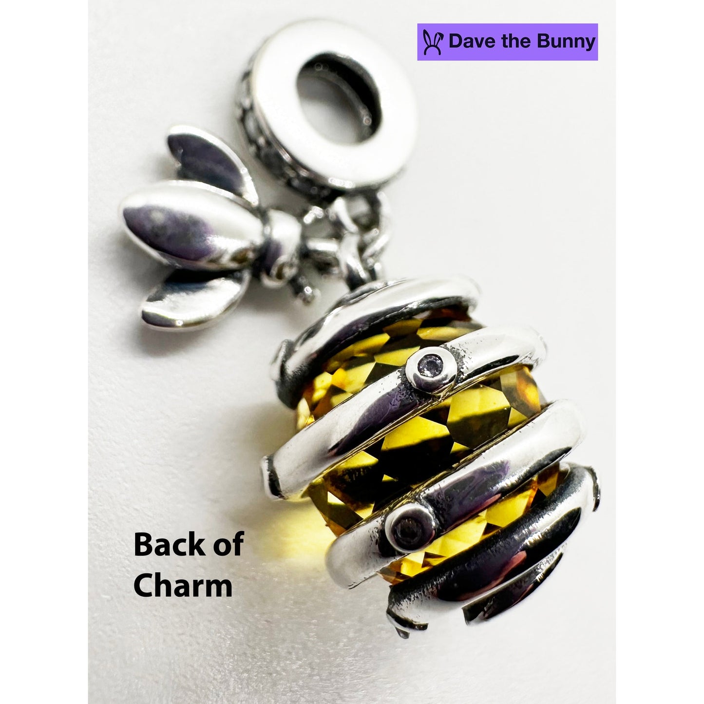 Bee and Hive Necklace - Bumblebee or Honeybee Charm Pendant