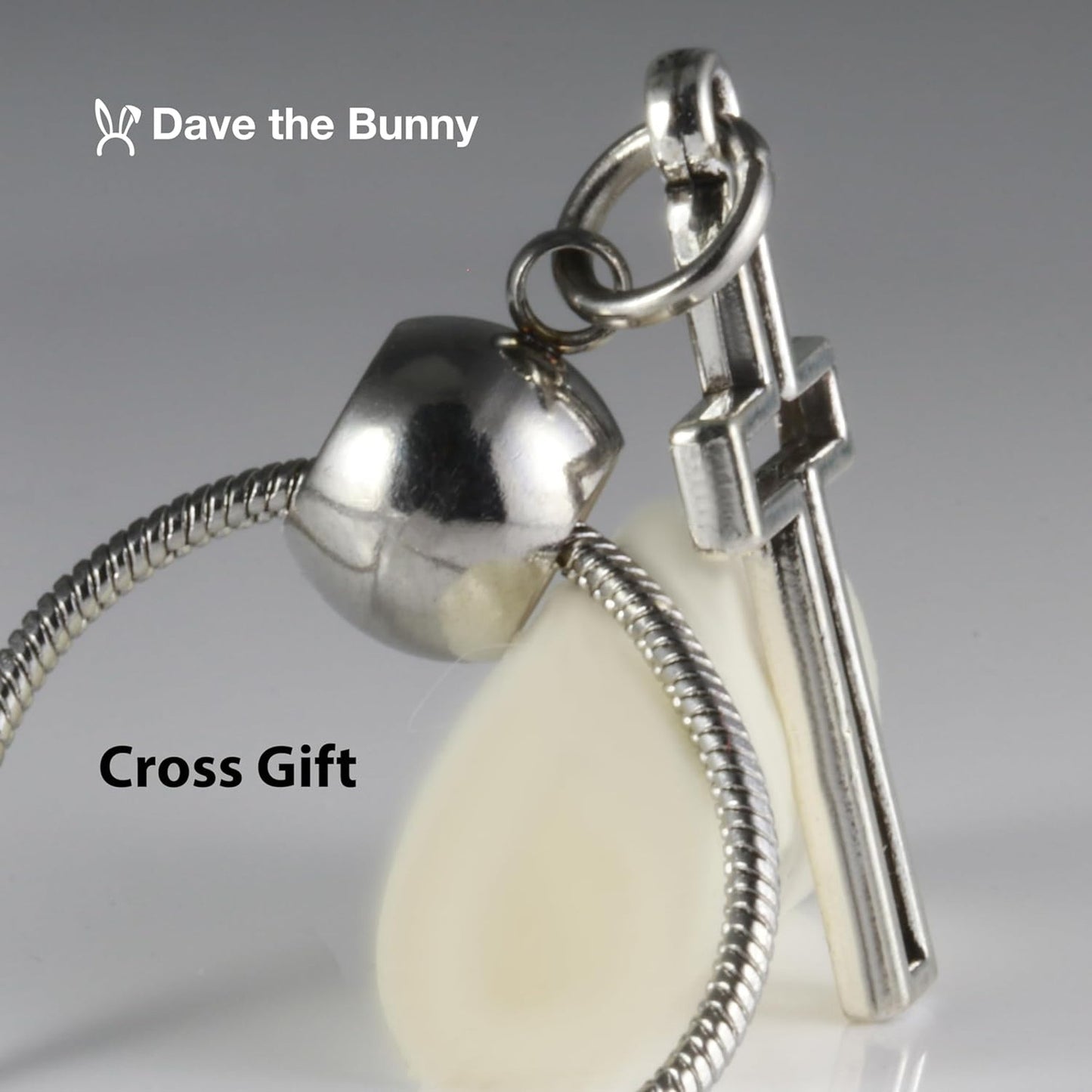 Cross Necklace - Christian Religious Stainless Steel Chain