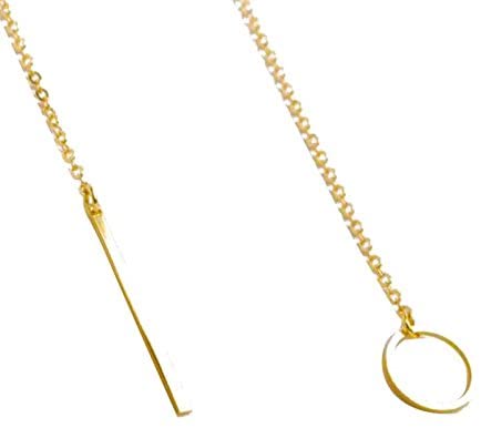 Emerald Park Jewelry Circle and Bar Lariat Y Style Necklace