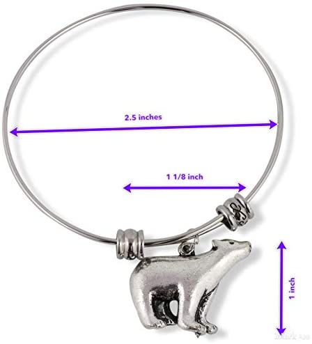 Polar Bear Bracelet | Fancy Charm Bangle