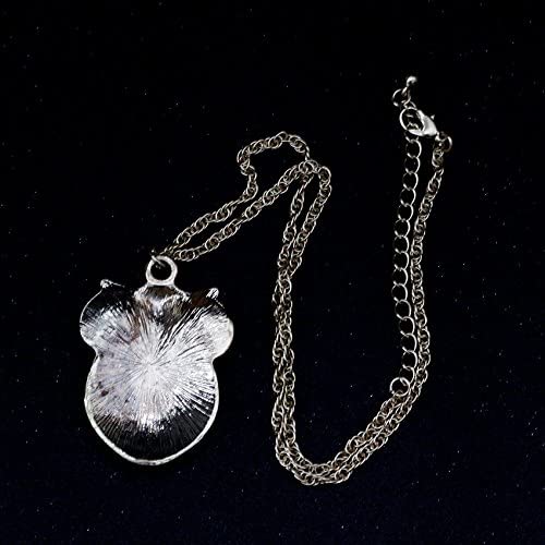 Black Owl with Yellow Eyes Charm Snake Chain Necklace