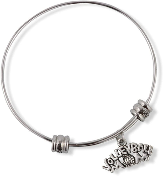 Volleyball Mom Fancy Bangle