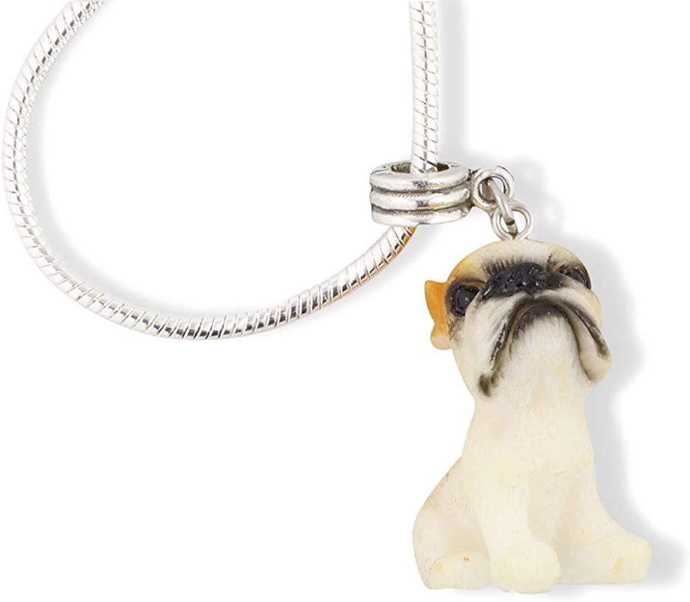 French Bulldog Enamel 3D Dog Bracelet