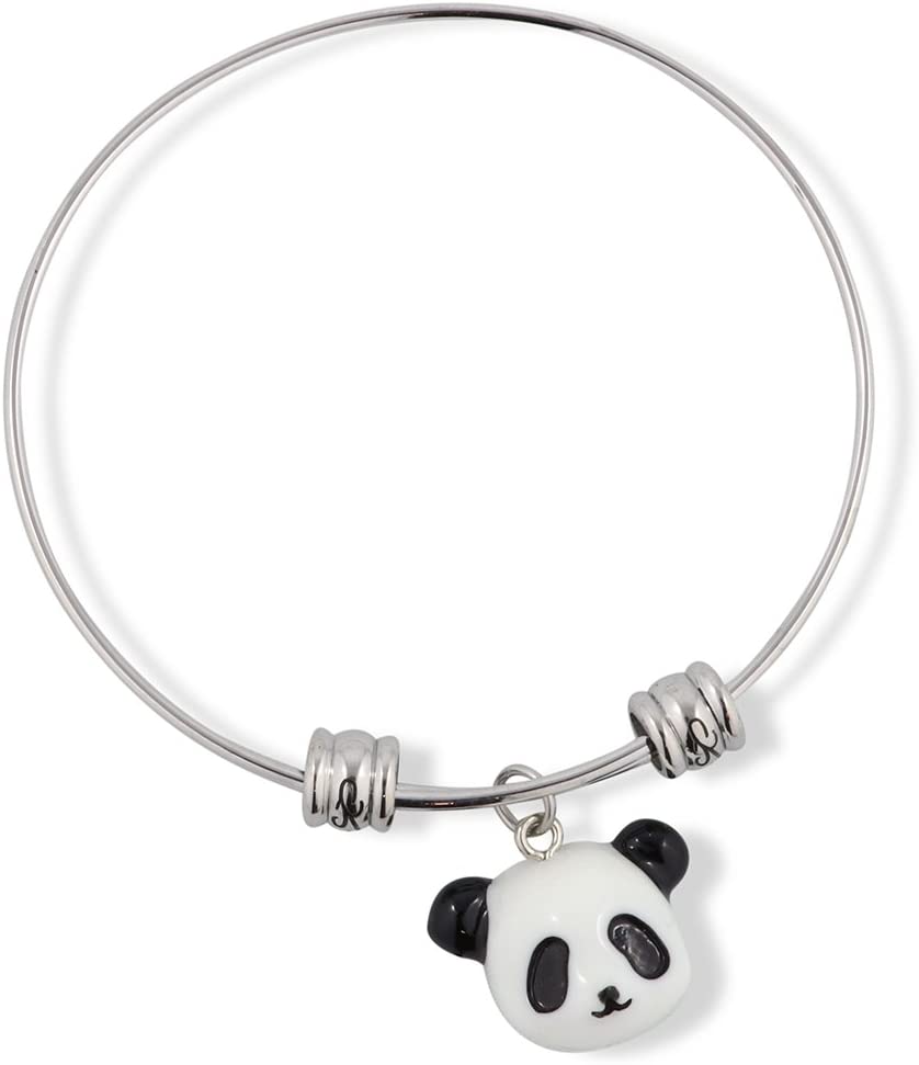 Panda Pandas Bracelet Bangle Charm Gift for Kids Women Men Girls and Boys Jewelry Panda Bear Gifts Giant Stuff Accessories Baby Decor