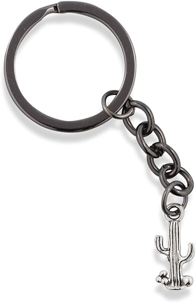 Emerald Park Jewelry Cactus Charm Keychain
