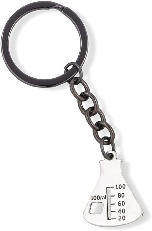 EPJ Chemistry Science Flask Measuring Charm Keychain
