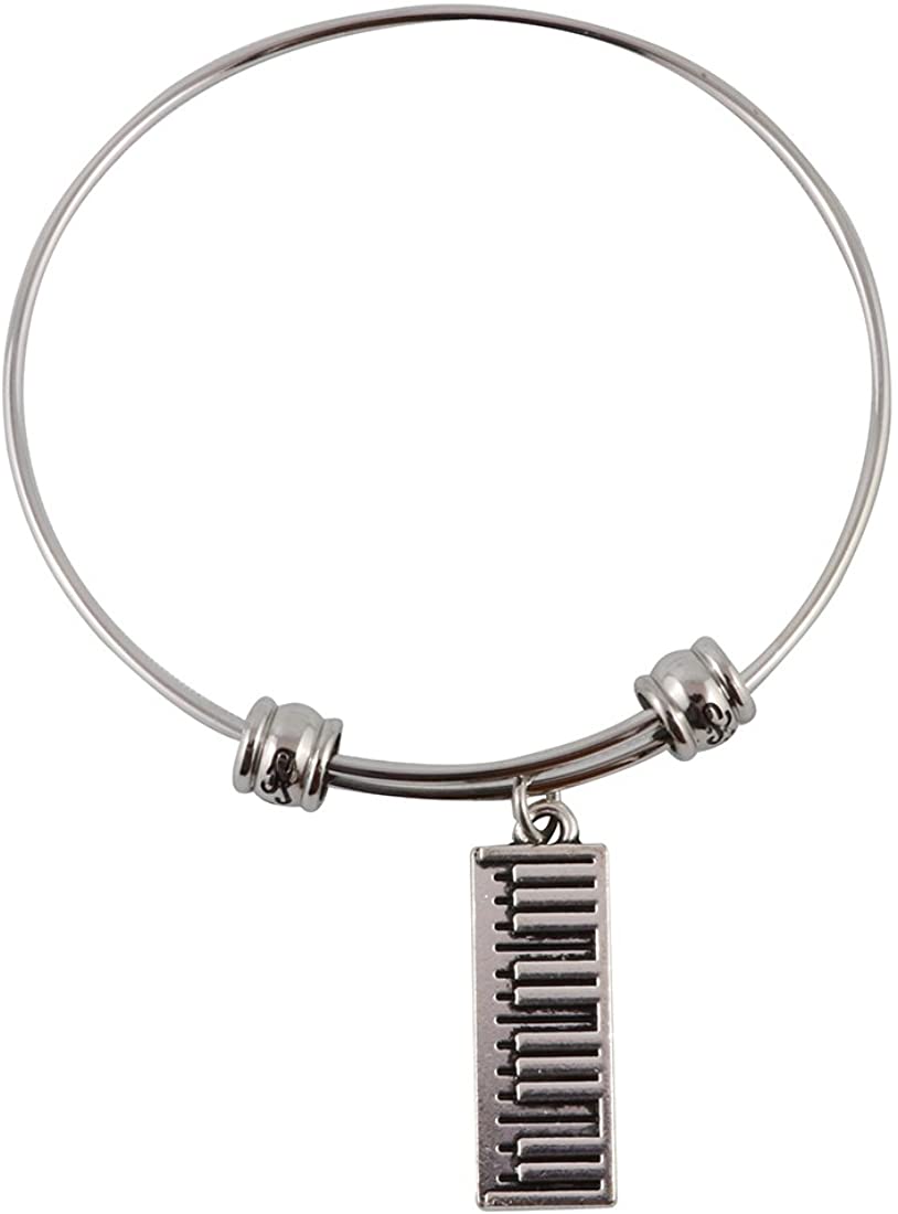 Emerald Park Jewelry Keyboard Musical Instrument Fancy Bangle
