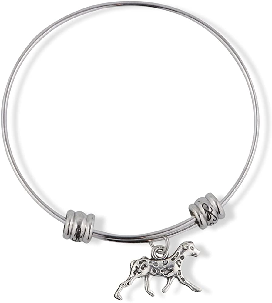 Dalmatian Bracelet Bangle Gift Gifts For A Proud Dog Owner Mom Dad Teens Jewelry Jewlry Charm Mom Accessories Stuff Gift for Men Women Decor Dalmation