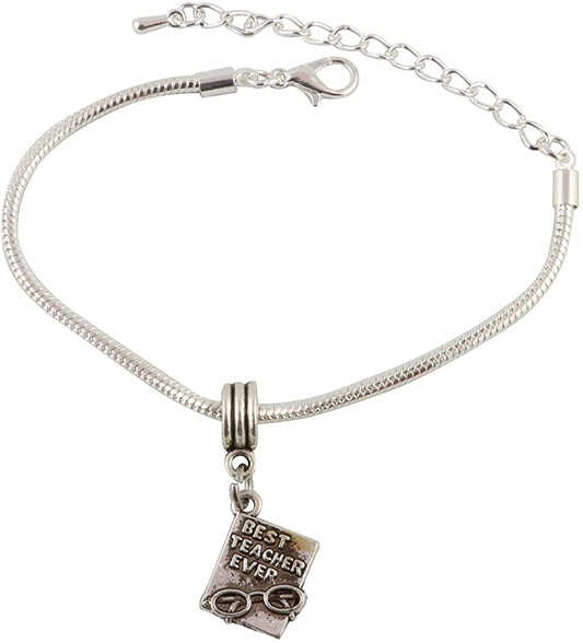 Best Teacher Gifts Bracelet for A Proud Teacher Appreciation Cool Preschool Daycare Kindergarten High School Elementary Professor English Math Science Art Jewelry Jewlry Working Tools