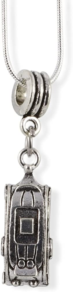 Emerald Park Jewelry Camping Necklace | Travel Trailer Snake Chain Pendant