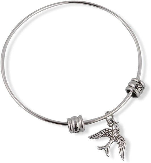 Swallow Bracelet | Bird Flying Fancy Bangle