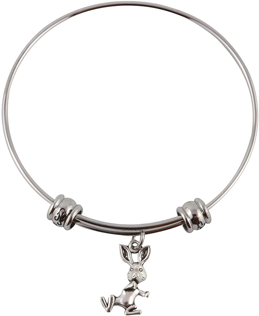 Emerald Park Jewelry Bunny Rabbit Fancy Bangle