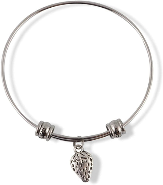 Emerald Park Jewelry Strawberry Fruit Fancy Bangle