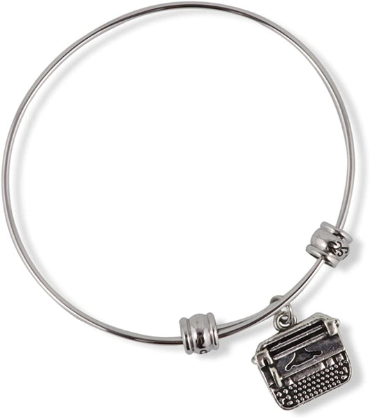 Typewriter Bracelet | Fancy Stainless Steel Bangle