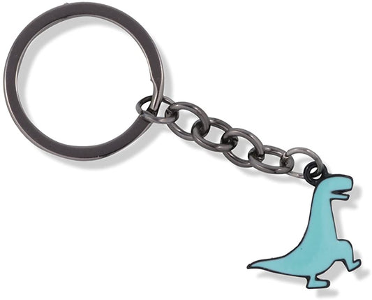 Emerald Park Jewelry TRex Tyrannosaurus Rex Cartoonish Dinosaur Charm Keychain