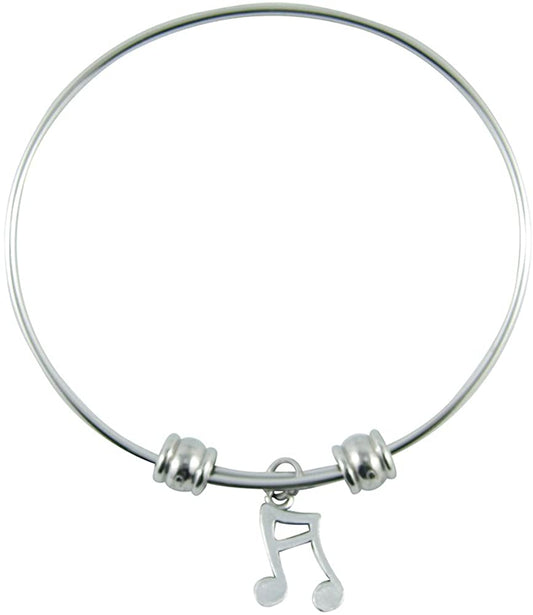 Music Note Bracelet | Music Charm Jewelry Gift for Women and Men