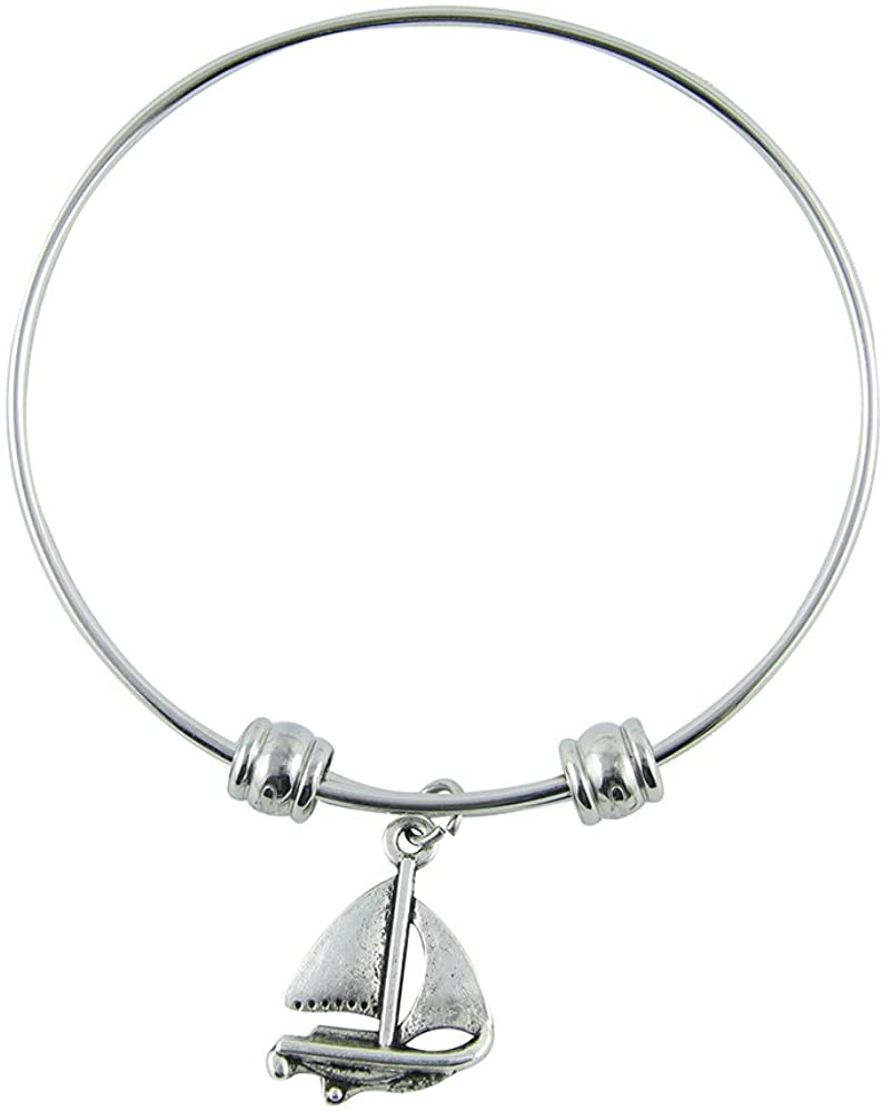 Emerald Park Jewelry Sail Boat Bangle