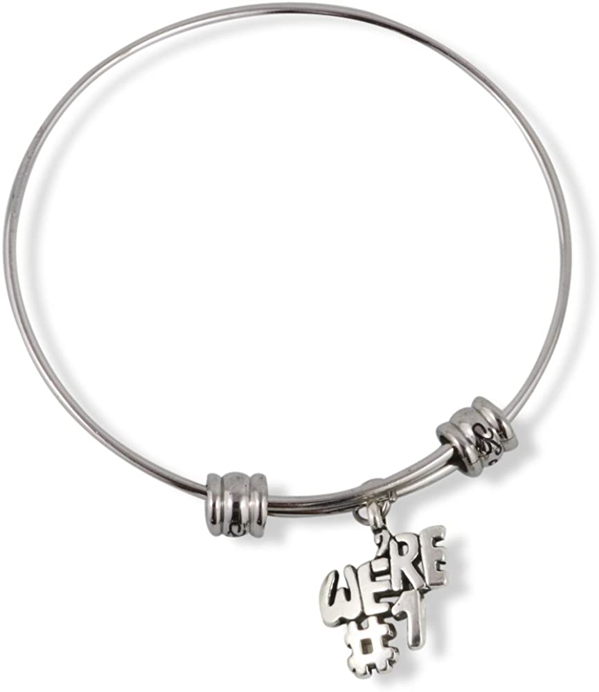 We're #1 We Are Number 1 Fancy Bangle