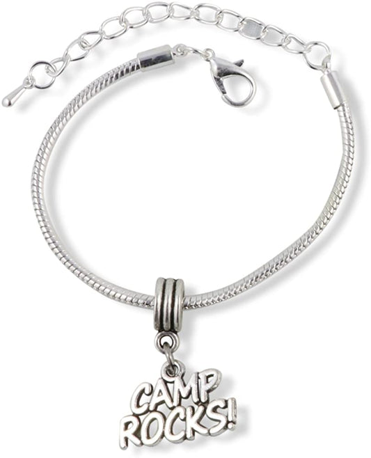 Emerald Park Jewelry Camp Rocks Snake Chain Charm Bracelet