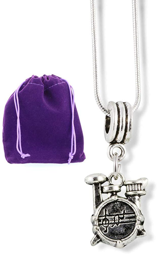 Drum Set Necklace | Snake Chain Necklace