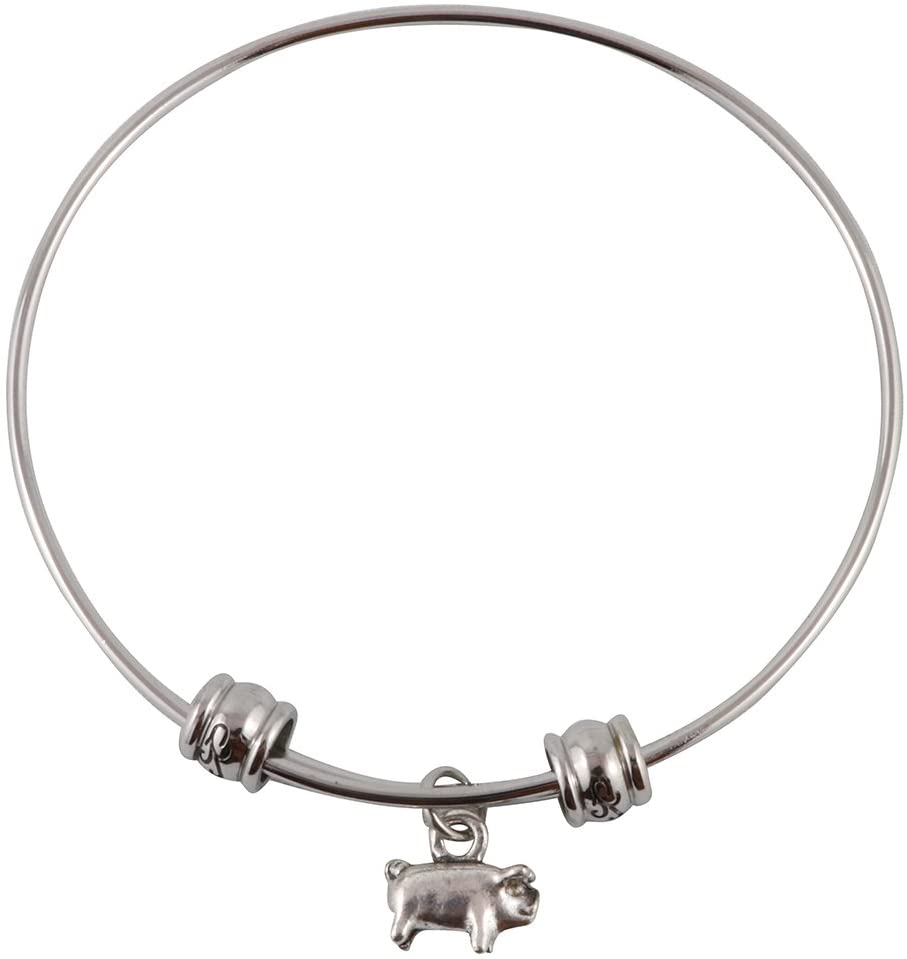 Emerald Park Jewelry Pig Fancy Bangle