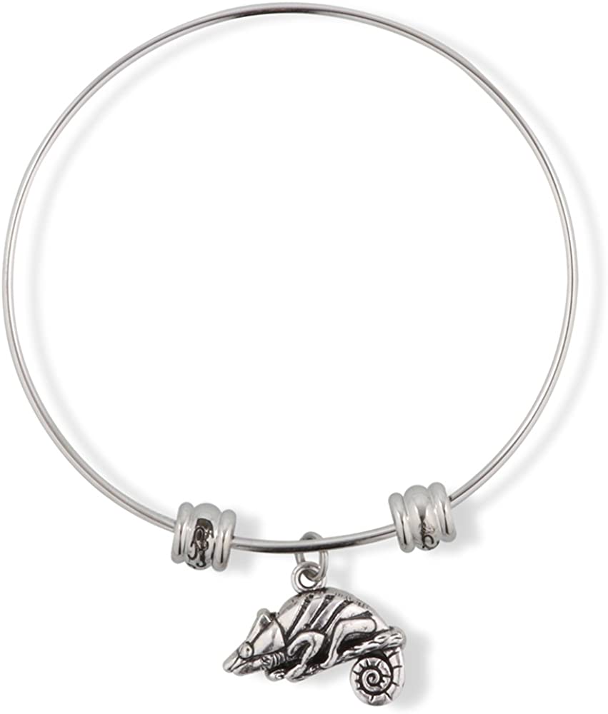 Iguana Eguana Lizard Fancy Charm Bangle
