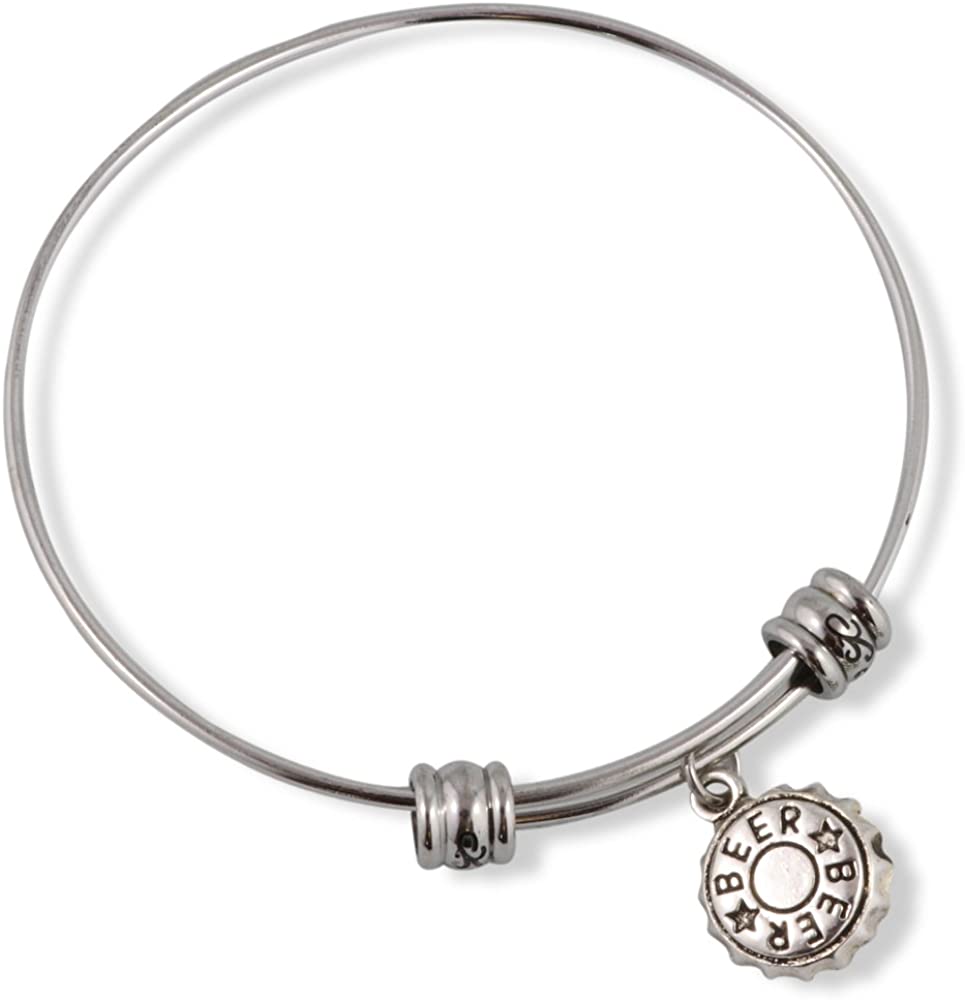 Beer Bottle Cap Fancy Bangle
