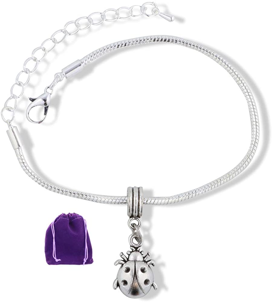 Good Luck Bracelet | Ladybug Gifts that go Great as Good Luck Bracelets for Women or Men and Goes Great with a Ladybug Costume and Ladybug Earrings and Ladybug Necklace or Good Luck Charms or Lucky