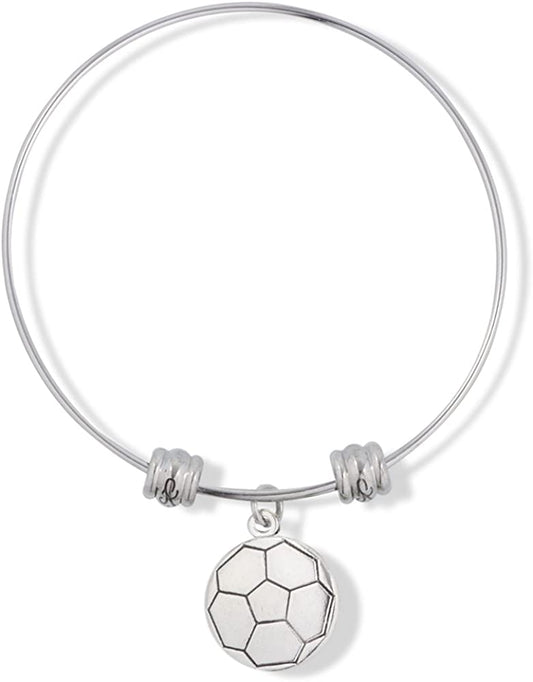EPJ Soccer Football Sports Ball Fancy Charm Bangle