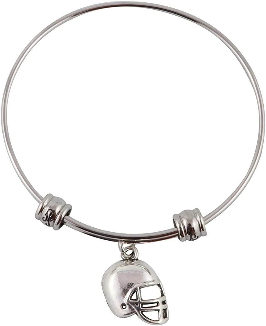 Emerald Park Jewelry Football Helmet Fancy Bangle