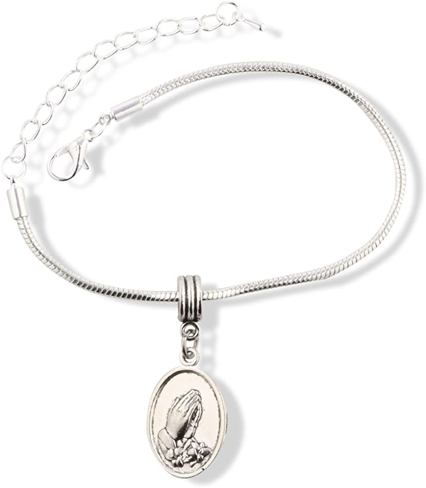 Saint Martha Bracelet | Snake Chain Charm Bracelet