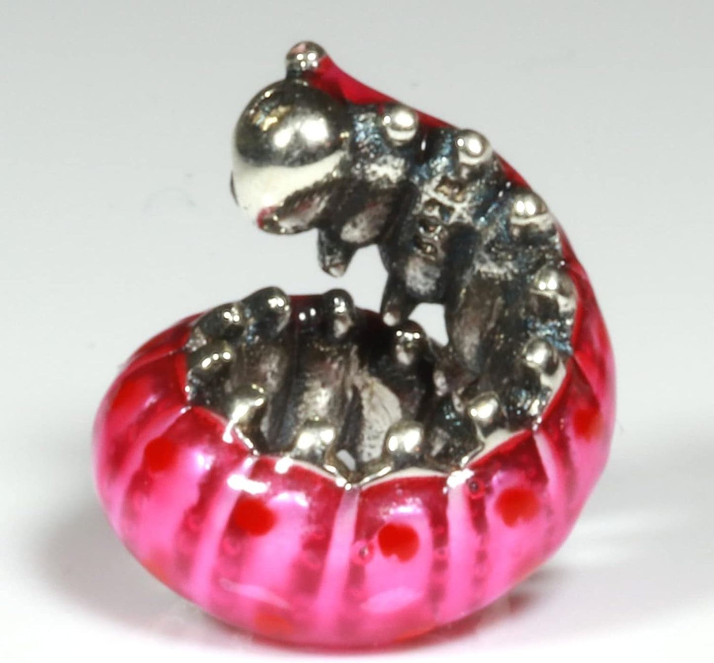 Caterpillar Charm - Compatible with Pandora Charm Clearance or Compatible with Cute Pandora Charms a Nice Insect Charm Goes with Butterfly Charms for Bracelets or Butterfly Necklaces and Pendants