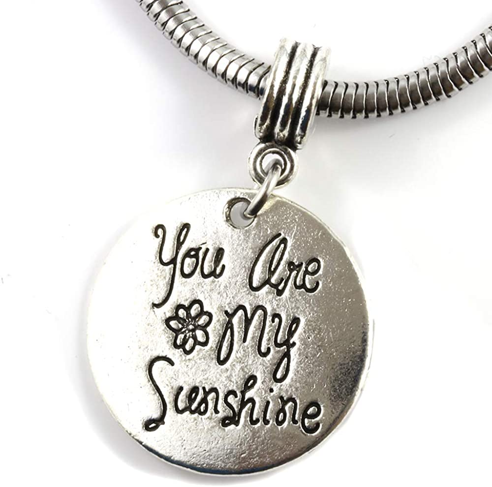 You are My Sunshine Bracelet | Stainless Steel Snake Chain Bracelet