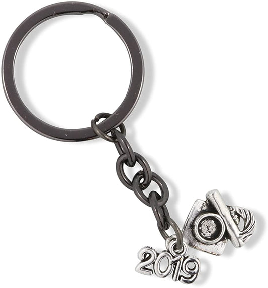 2019 Graduation Keychain | Party Gifts for Her Keychain Jewelry Charm Gift for Girls Women Men Boys Accessories Favors Class of 2019 Grad Gifts
