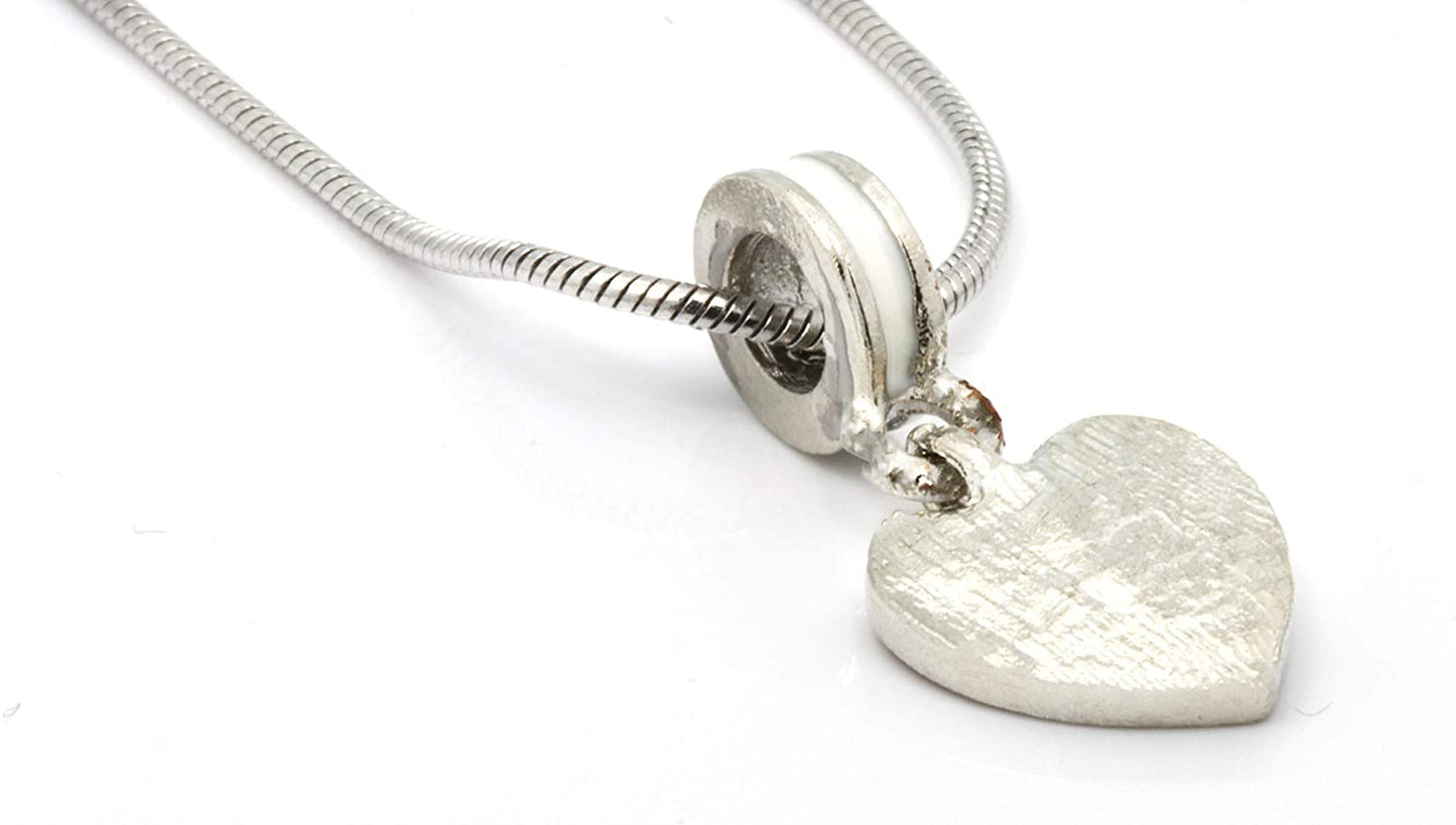 Italian Gifts | Italian Flag Necklace with an Italy Charm on a Snake Chain Italian Necklace a Great Italian Good Luck Charm or Italian Fashion for Women and Men makes Great Italy Party Favors or Gifts