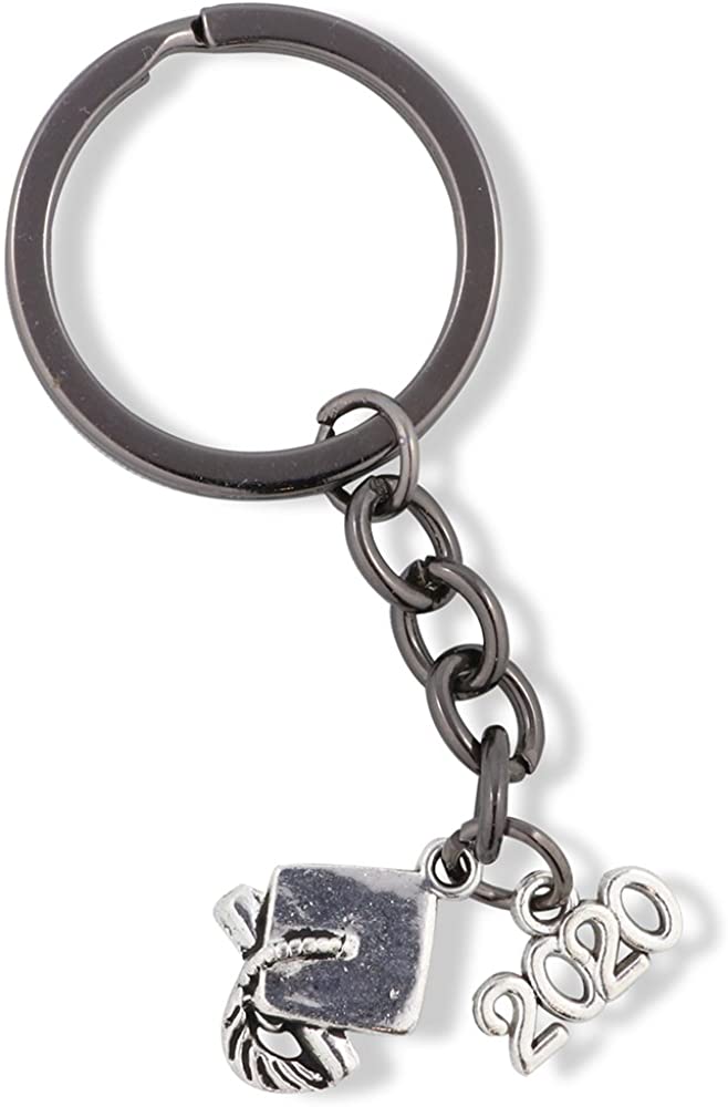 2020 Graduation Keychain | Party Gifts for Her Keychain Jewelry Charm Gift for Women Men Accessories Favors Class of 2020 Grad Gifts