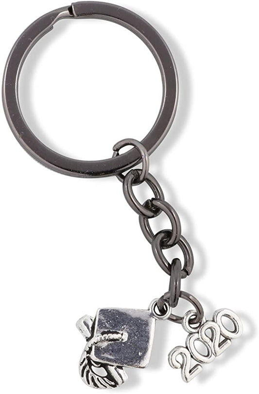 2020 Graduation Keychain | Party Gifts for Her Keychain Jewelry Charm Gift for Women Men Accessories Favors Class of 2020 Grad Gifts