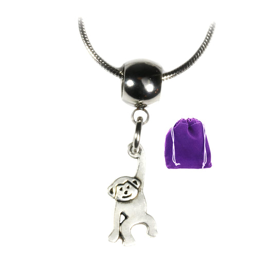 Dave The Bunny Monkey Cartoonish Necklace