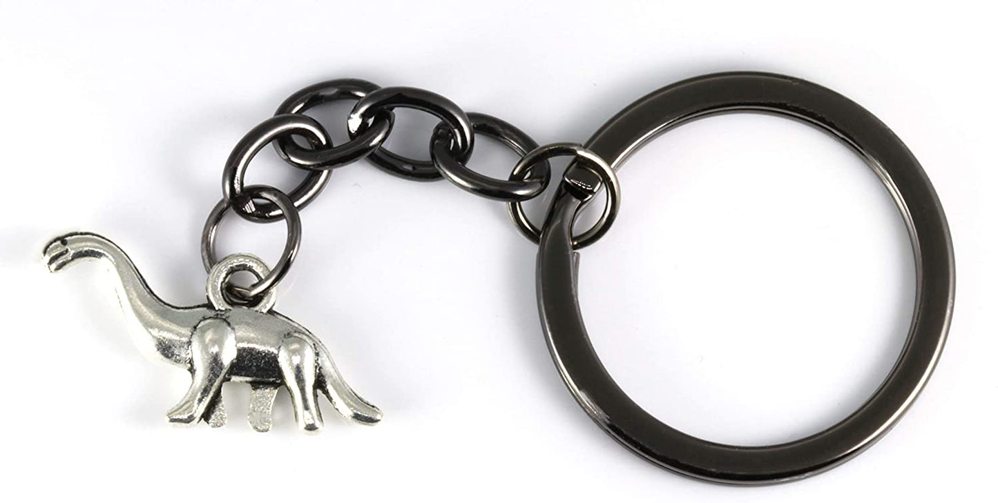 Dinosaur Keychain | Brontosaurus Key Chain for Dinosaur Lovers a Dino Keychain Bulk Fun Keychain for Women or Men a Dinosaur Key Chain or Jurassic Keychain for the Archeologist that you know