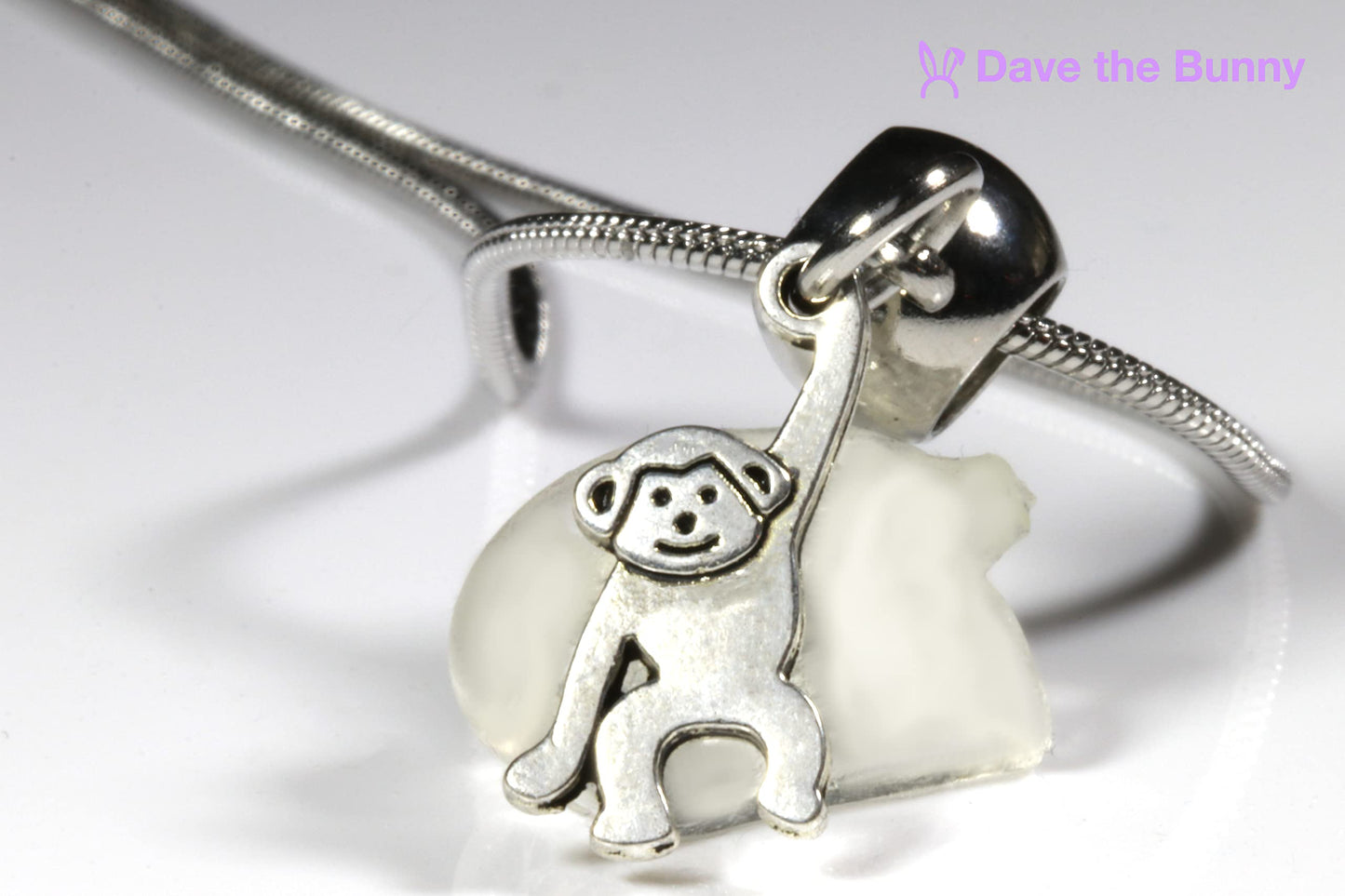 Dave The Bunny Monkey Cartoonish Necklace