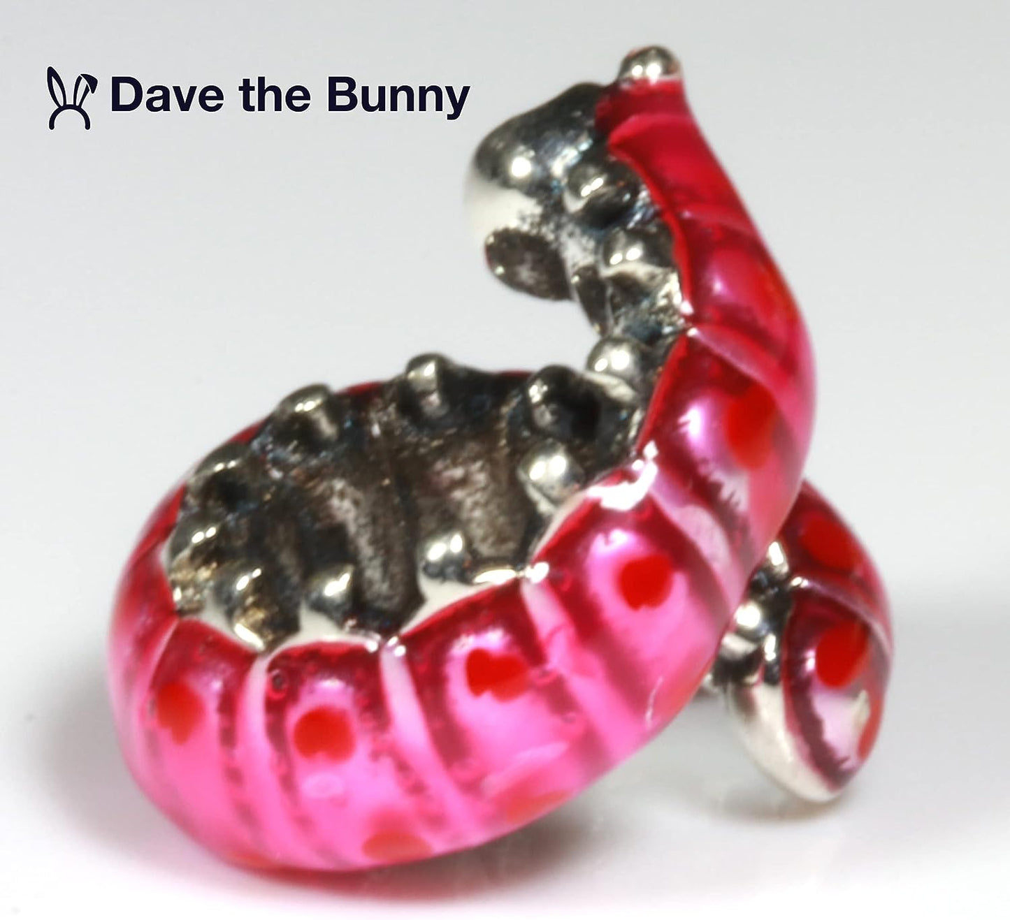 Caterpillar Charm - Compatible with Pandora Charm Clearance or Compatible with Cute Pandora Charms a Nice Insect Charm Goes with Butterfly Charms for Bracelets or Butterfly Necklaces and Pendants