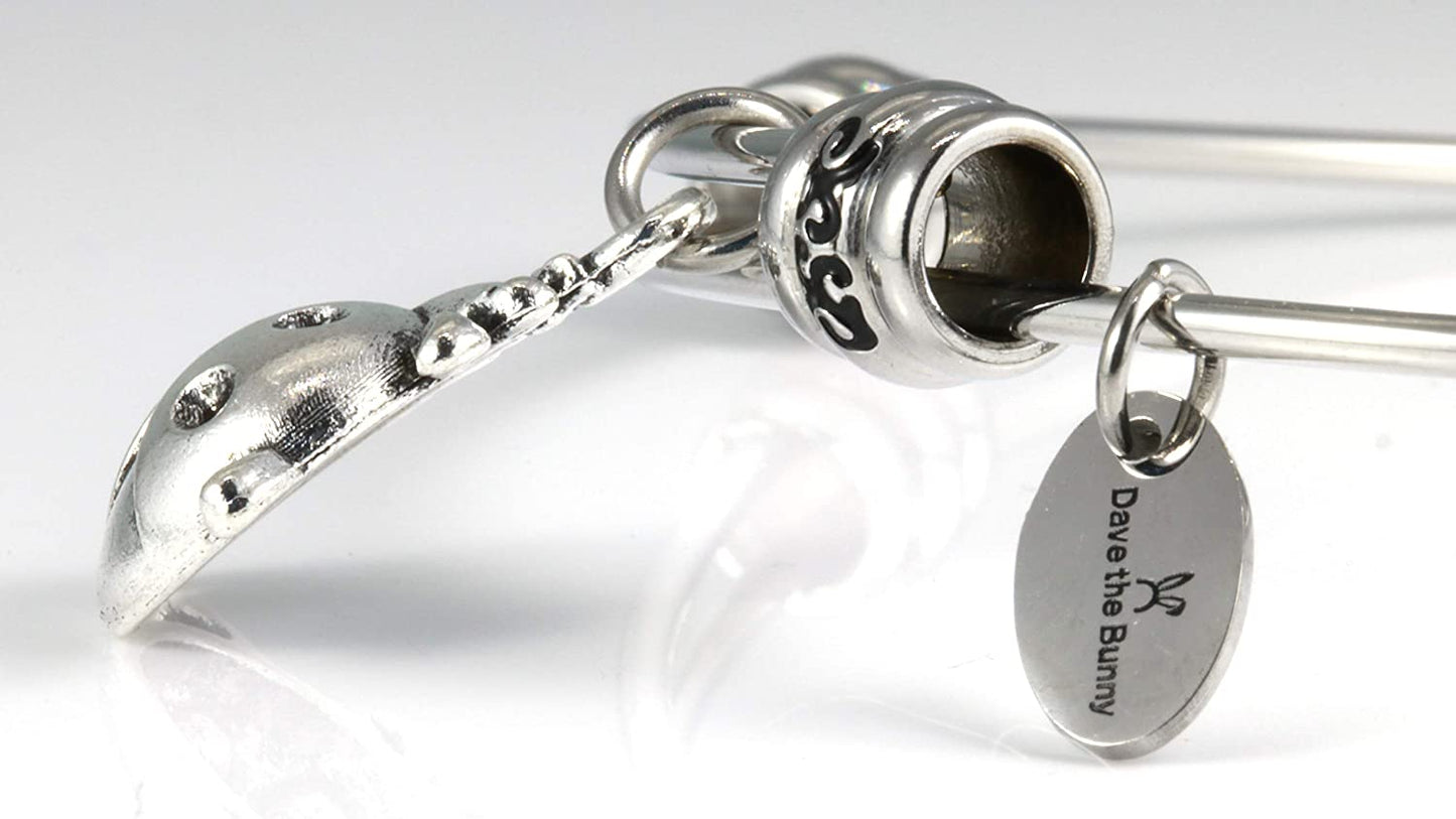 Lady Bug Bracelet for Women | Ladybugs Jewelry Hypoallergenic Stainless Steel Bangle for Sensitive Skin Great Lady Bug Bracelets and Ladybug Things for Women and Ladybug Charm Bracelet for Women